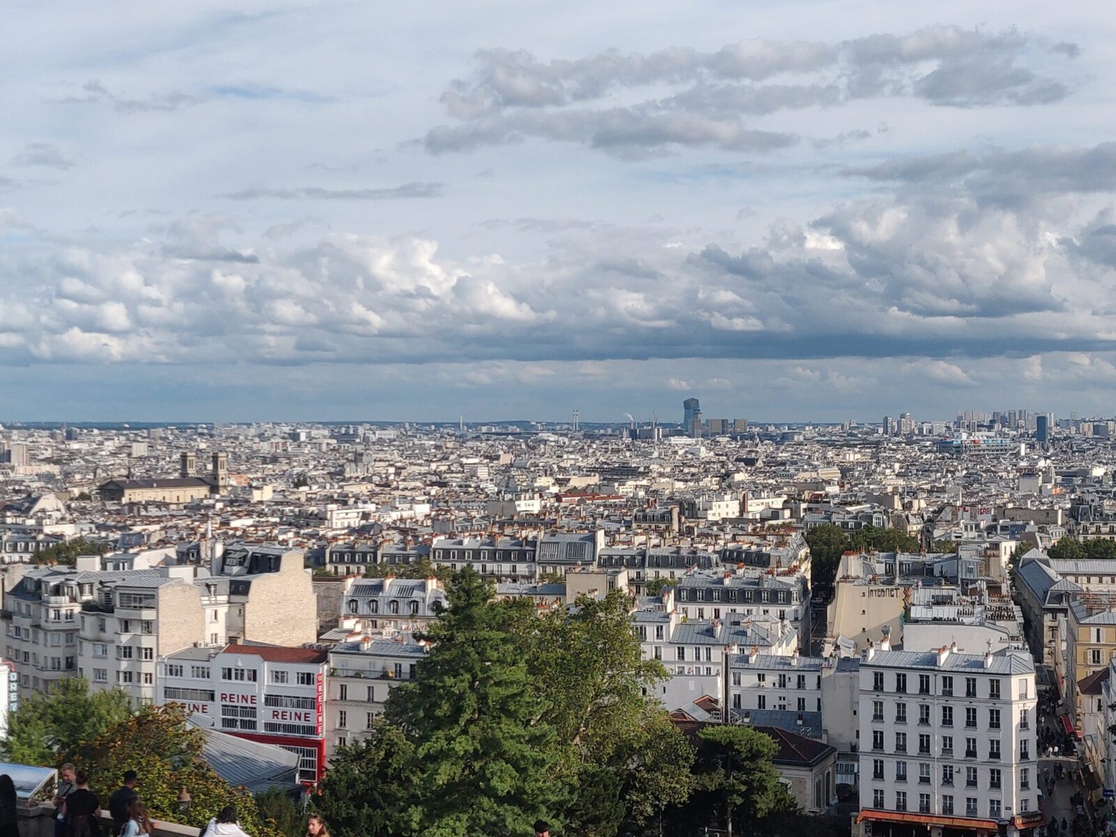 Sicht auf die Dächer von Paris, Architektur,